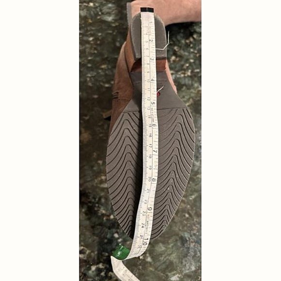 Blondo Taupe Idra Waterproof Suede Ankle Booties 8 - Picture 12 of 12